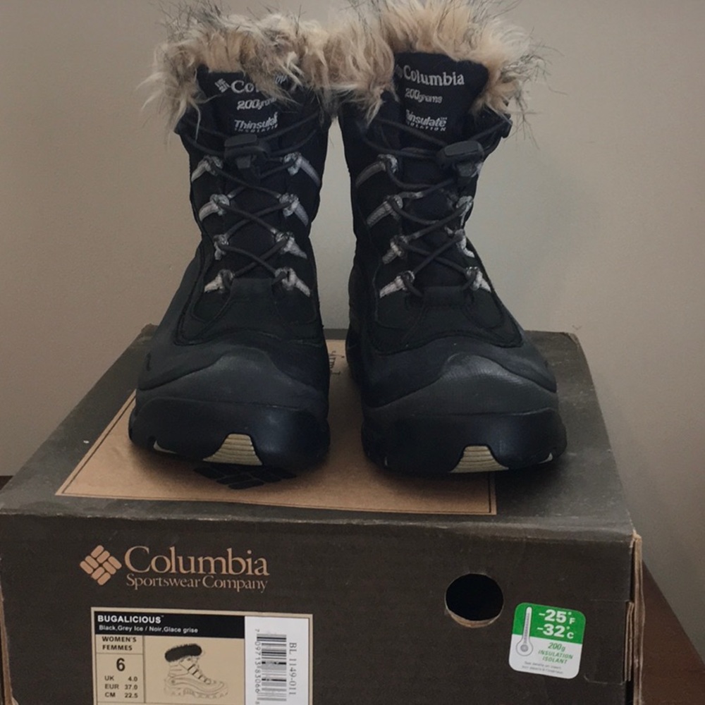 Columbia Bugalicious Winter Boots Size 6